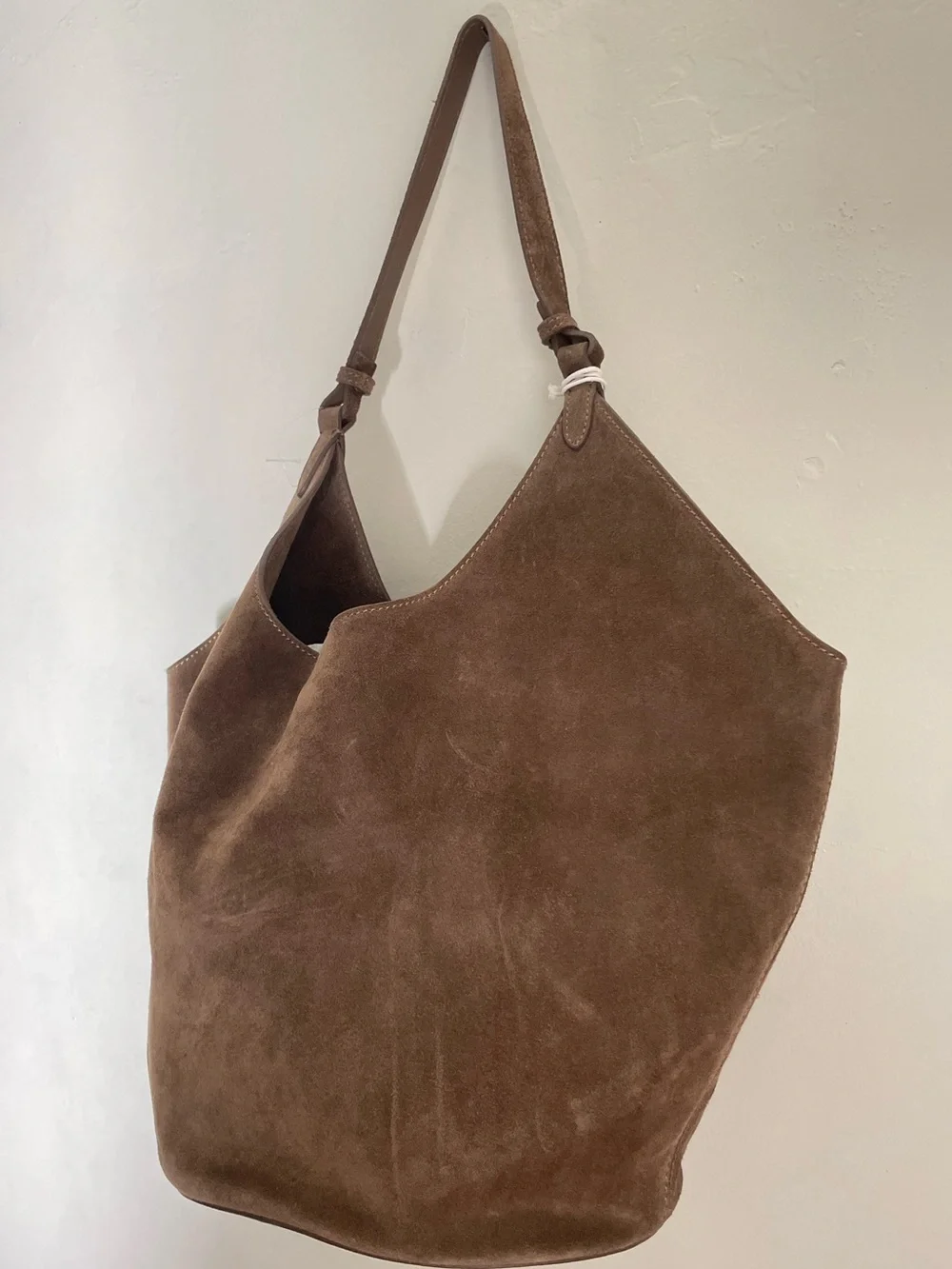 VIOLA CASTELLANI Brown Suede Hobo with Pouch NWT
